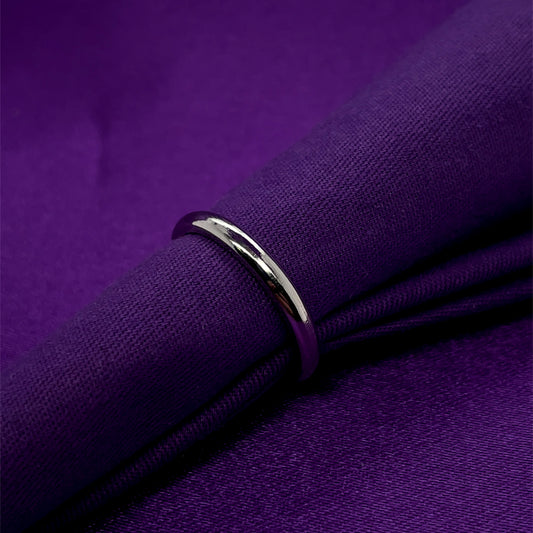 Platinum 2.5mm Court Wedding Band PW014