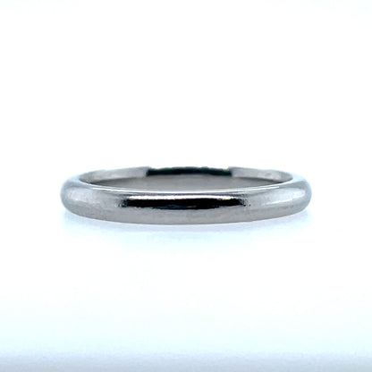 Platinum 2.5mm Court Wedding Band PW014