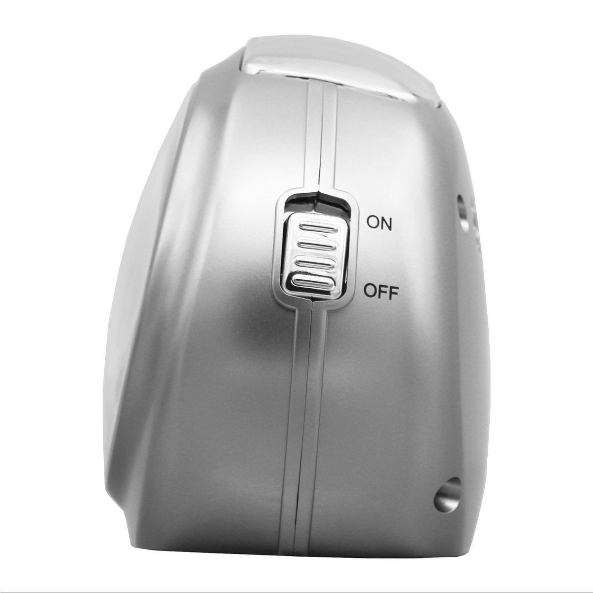 SEIKO QUARTZ SILVER BEDSIDE BEEP ALARM CLOCK QHE193S