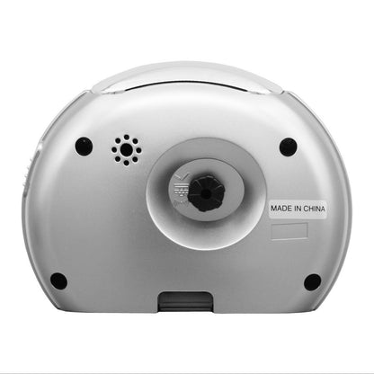 SEIKO QUARTZ SILVER BEDSIDE BEEP ALARM CLOCK QHE193S