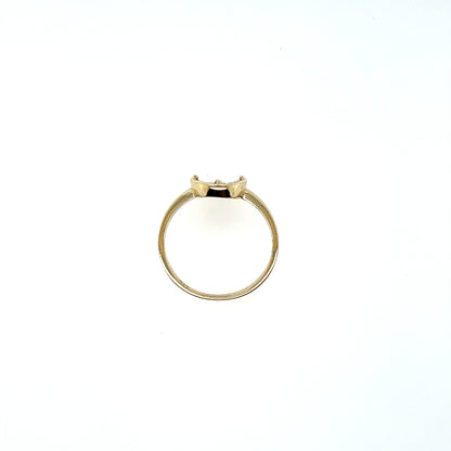 9ct Gold Created Opal Ring GRL80