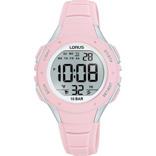 LORUS DIGITAL KIDS PINK SILICON STRAP R2367PX9