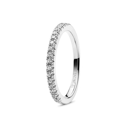 SIF JAKOBS RING ELLERA WITH WHITE ZIRCONIA R2869