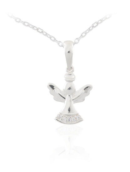 Sterling Silver Guardian Angel Pendant R44890