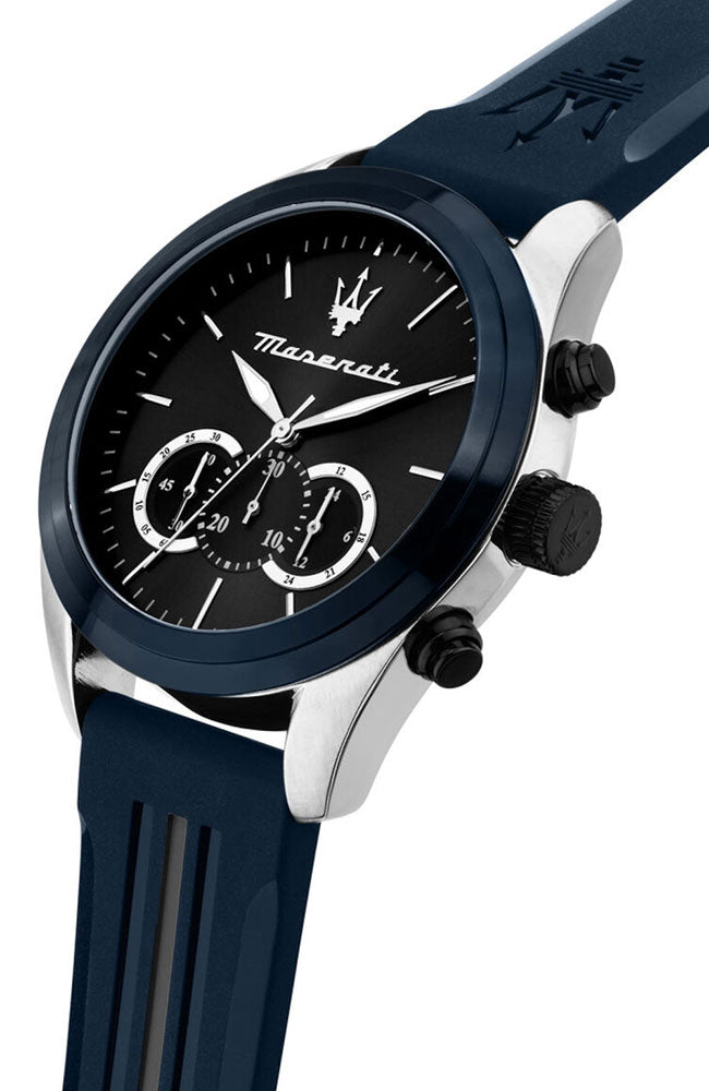 MASERATI TRAGUARDO BLACK DIAL WATCH R8871612046