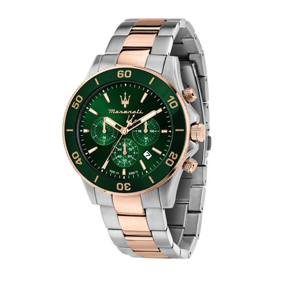 Maserati Men's Competizione Green Dial Watch R8873600004