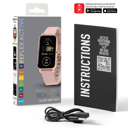 Reflex Active NEXUS Pink Smart Calling Watch RA-NX-100S-05