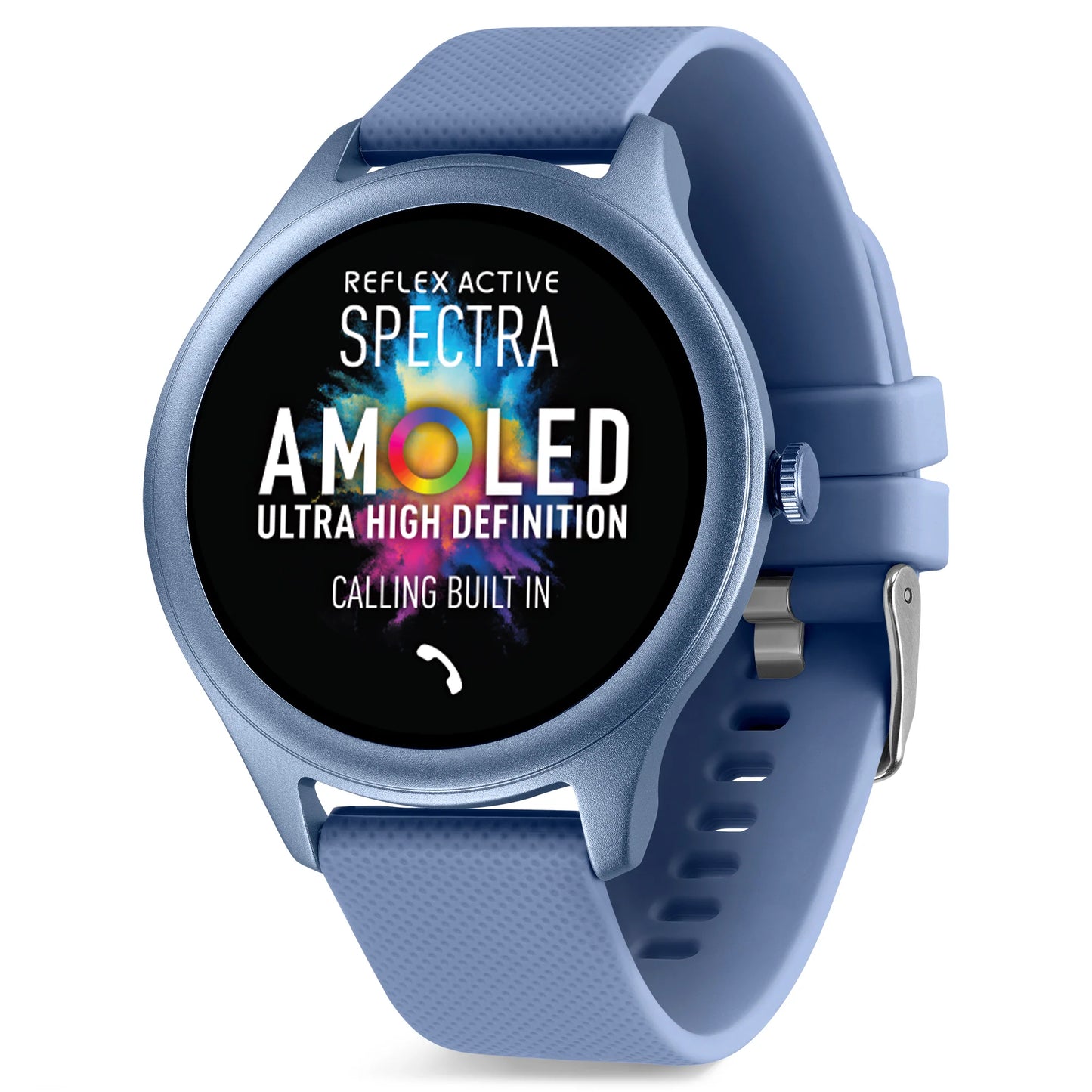 Reflex Active SPECTRA 300 R AMOLED Calling Smart Blue Strap Watch RA-SP-300R-SL-03