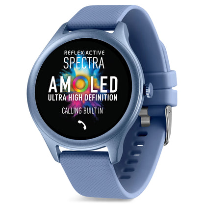 Reflex Active SPECTRA 300 R AMOLED Calling Smart Blue Strap Watch RA-SP-300R-SL-03