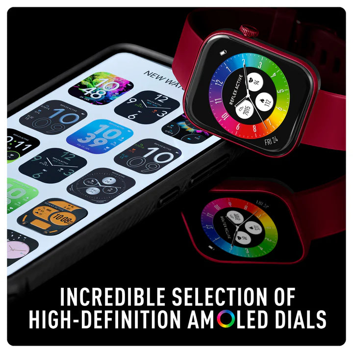 Reflex Active SPECTRA 300 S AMOLED Calling Smart Berry Strap Watch RA-SP-300S-06