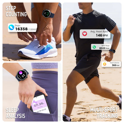 Reflex Active SEA VENTURE 400 R 50m Swim-Safe AMOLED GPS Blue Strap Smart Watch RA-VE-400R-5ATM-01