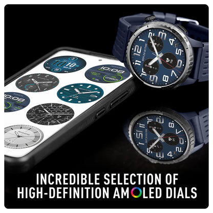 Reflex Active SEA VENTURE 400 R 50m Swim-Safe AMOLED GPS Blue Strap Smart Watch RA-VE-400R-5ATM-01