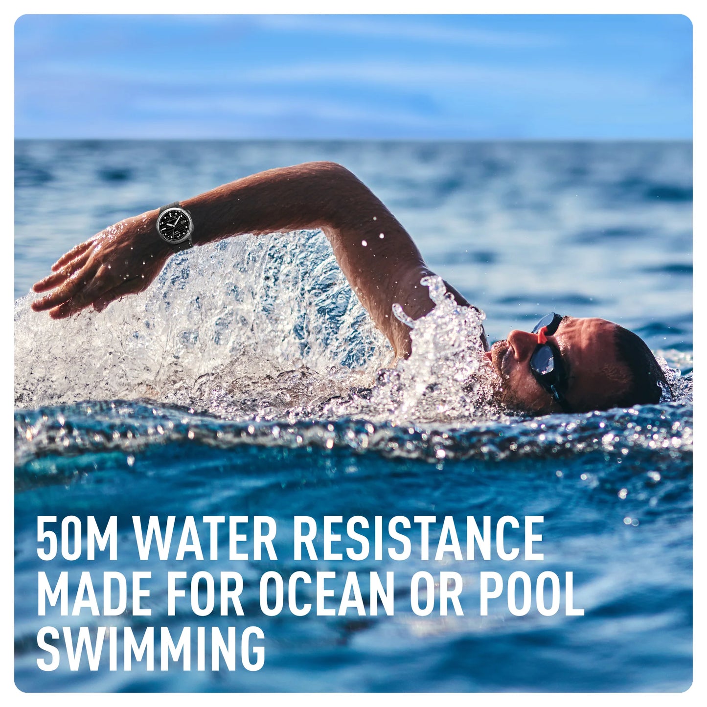 REFLEX ACTIVE SEA VENTURE 400 R 50m Swim-Safe AMOLED GPS Black Strap Smart Watch RA-VE-400R-5ATM-02