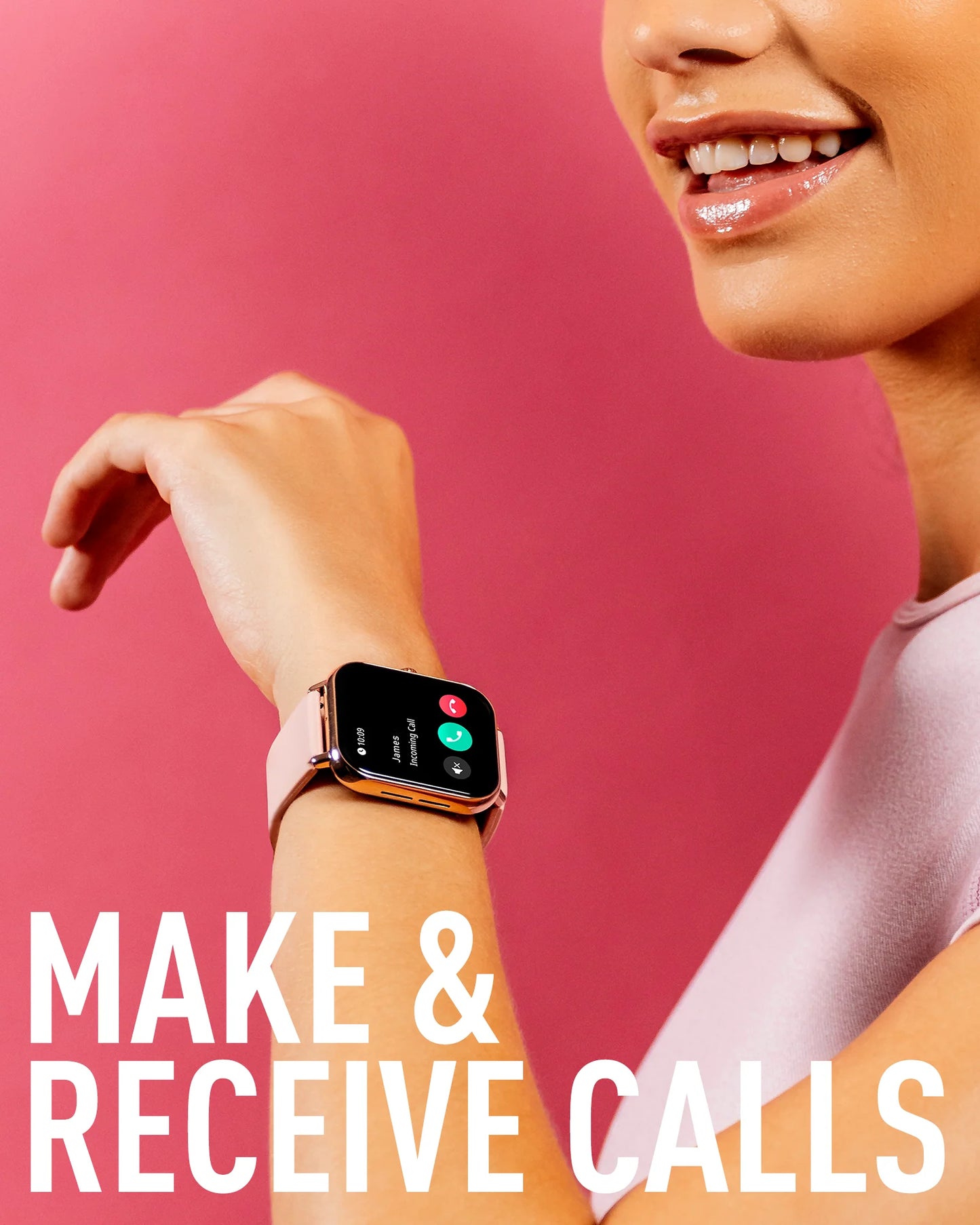 Reflex Active NEXUS 100 S Pink Rose Gold Plated Smart Watch RA23-2166