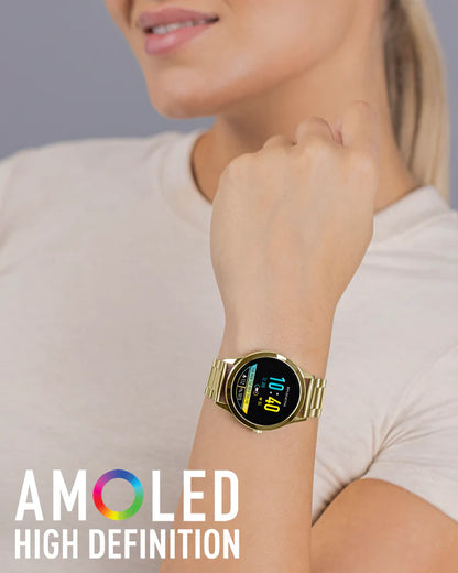 Reflex Active Series 31 Amoled Gold Smart Watch RA31-4100