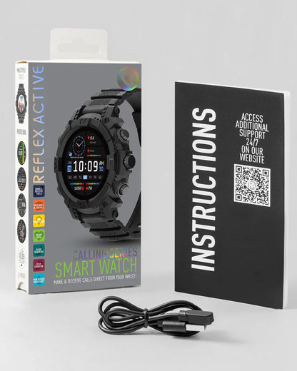 Reflex Active Series 45 Amoled Silicone GPS Sports Smart Watch RA38-2204