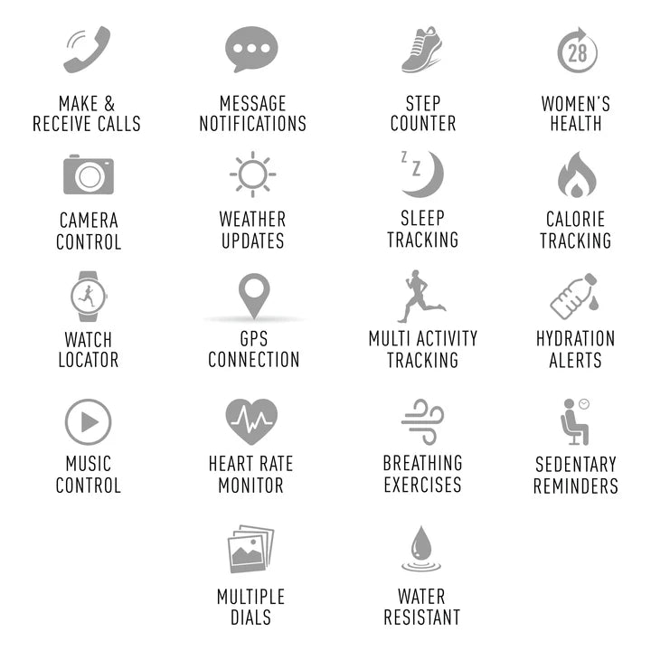 Reflex Active Series 49 Black Strap Smart Calling Watch RA49-2227