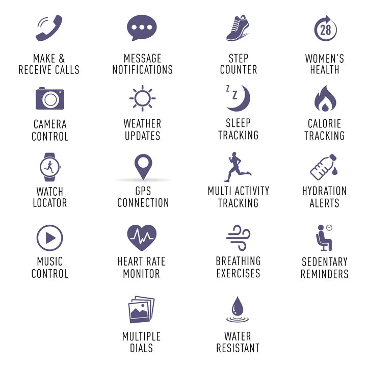 Reflex Active Series 50 Smart Calling Watch Black Set RA50-2223-SET