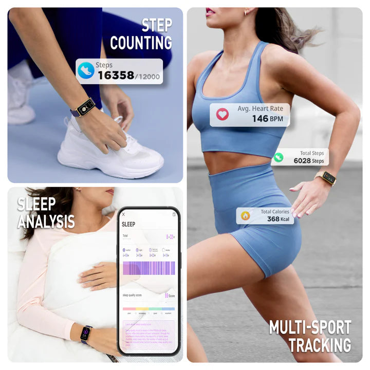 Reflex Active NEXUS 100 Smart Nude and Blue Interchangeable Strap Calling Watch RA53-2228-SET