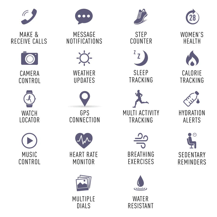 Reflex Active NEXUS 100 Smart Nude and Blue Interchangeable Strap Calling Watch RA53-2228-SET