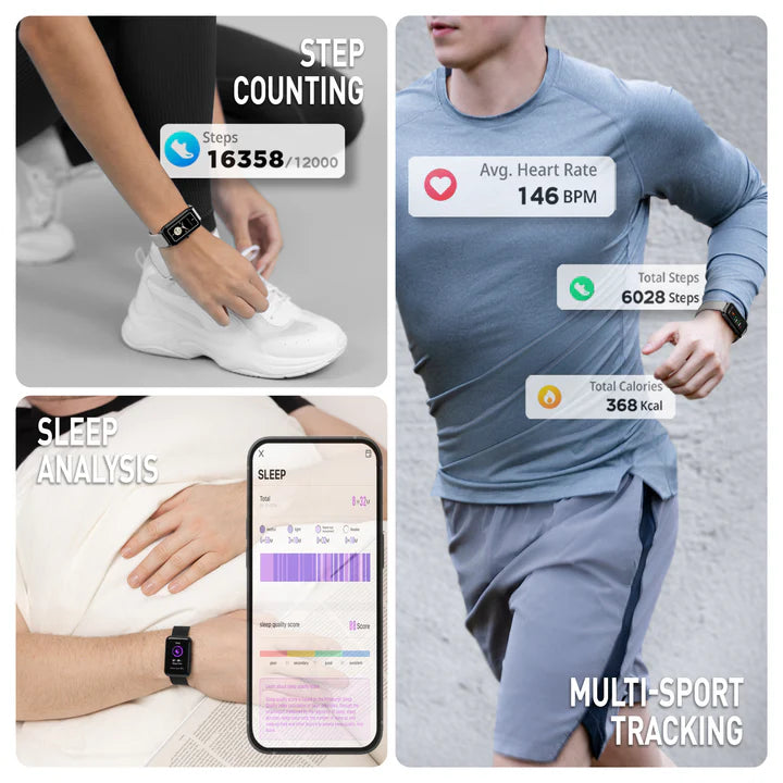 Reflex Active NEXUS 100 Smart Black and Grey Interchangeable Strap Calling Watch RA53-2230-SET