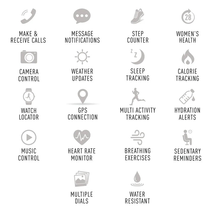 Reflex Active NEXUS 100 Smart Black and Grey Interchangeable Strap Calling Watch RA53-2230-SET