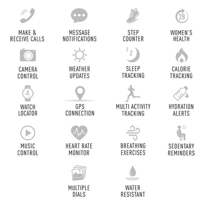 Reflex Active NEXUS 100 Smart Black and Grey Interchangeable Strap Calling Watch RA53-2230-SET