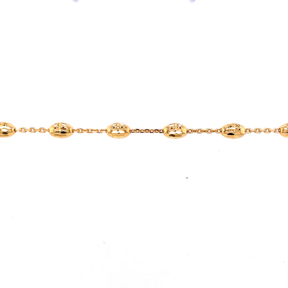 Real Effect Liberty Bracelet with Gold Beads RE7YLL