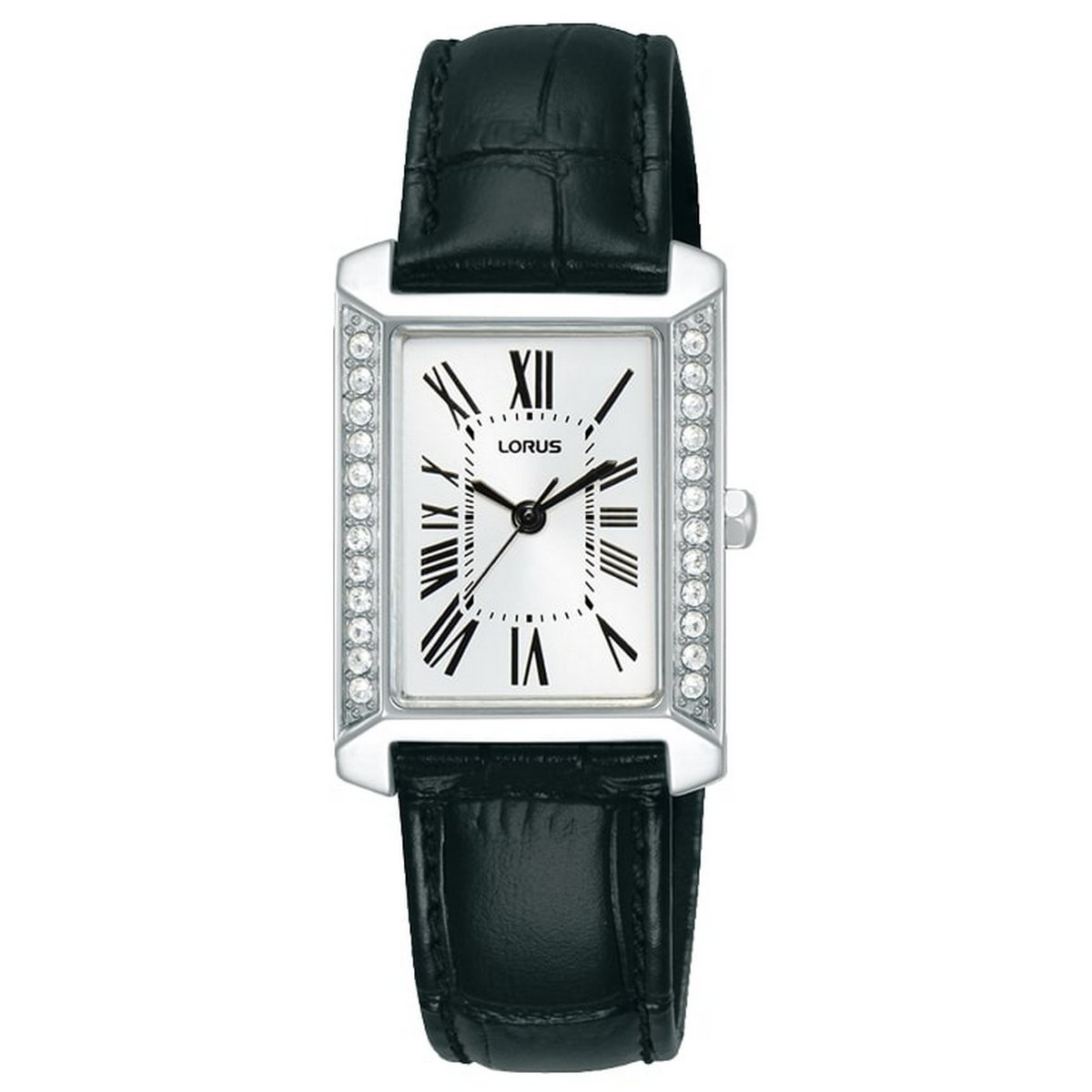 LORUS QUARTZ LADIES STAINLESS STEEL WHITE DIAL STRAP WATCH RG241YX9