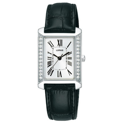 LORUS QUARTZ LADIES STAINLESS STEEL WHITE DIAL STRAP WATCH RG241YX9
