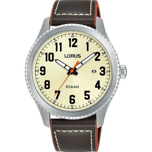 LORUS QUARTZ GENTS STAINLESS STEEL STRAP WATCH RH987RX9