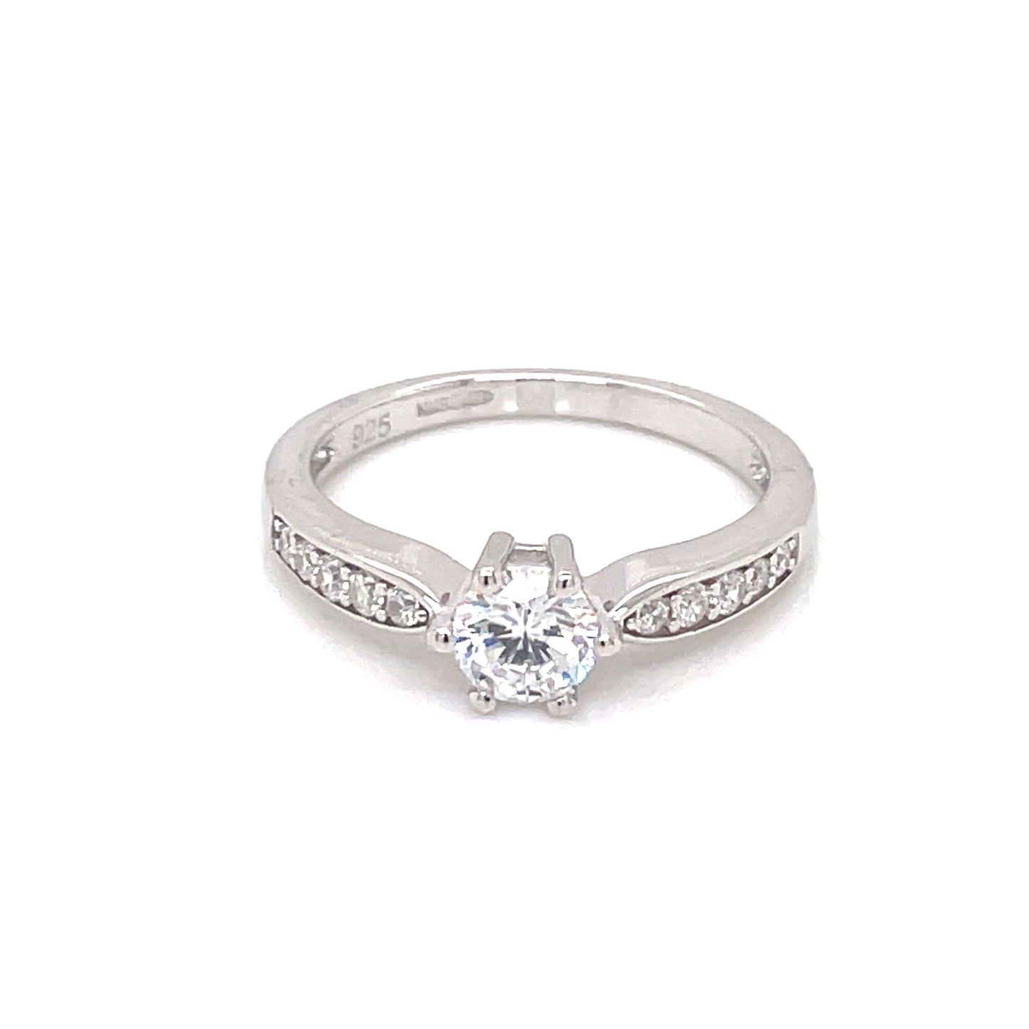 Sterling Silver CZ Promise Ring RSE022