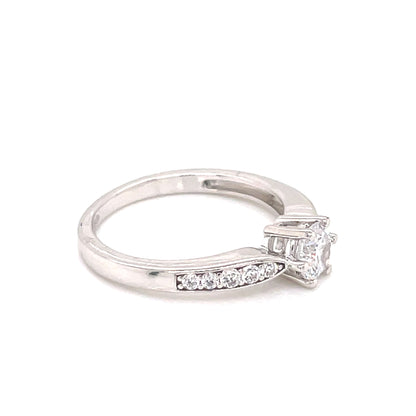 Sterling Silver CZ Promise Ring RSE022