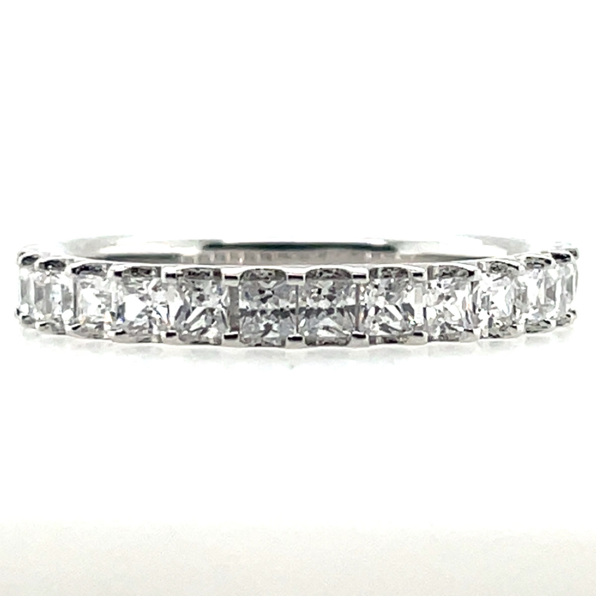 Sterling Silver CZ Eternity / Wedding Ring RSE109