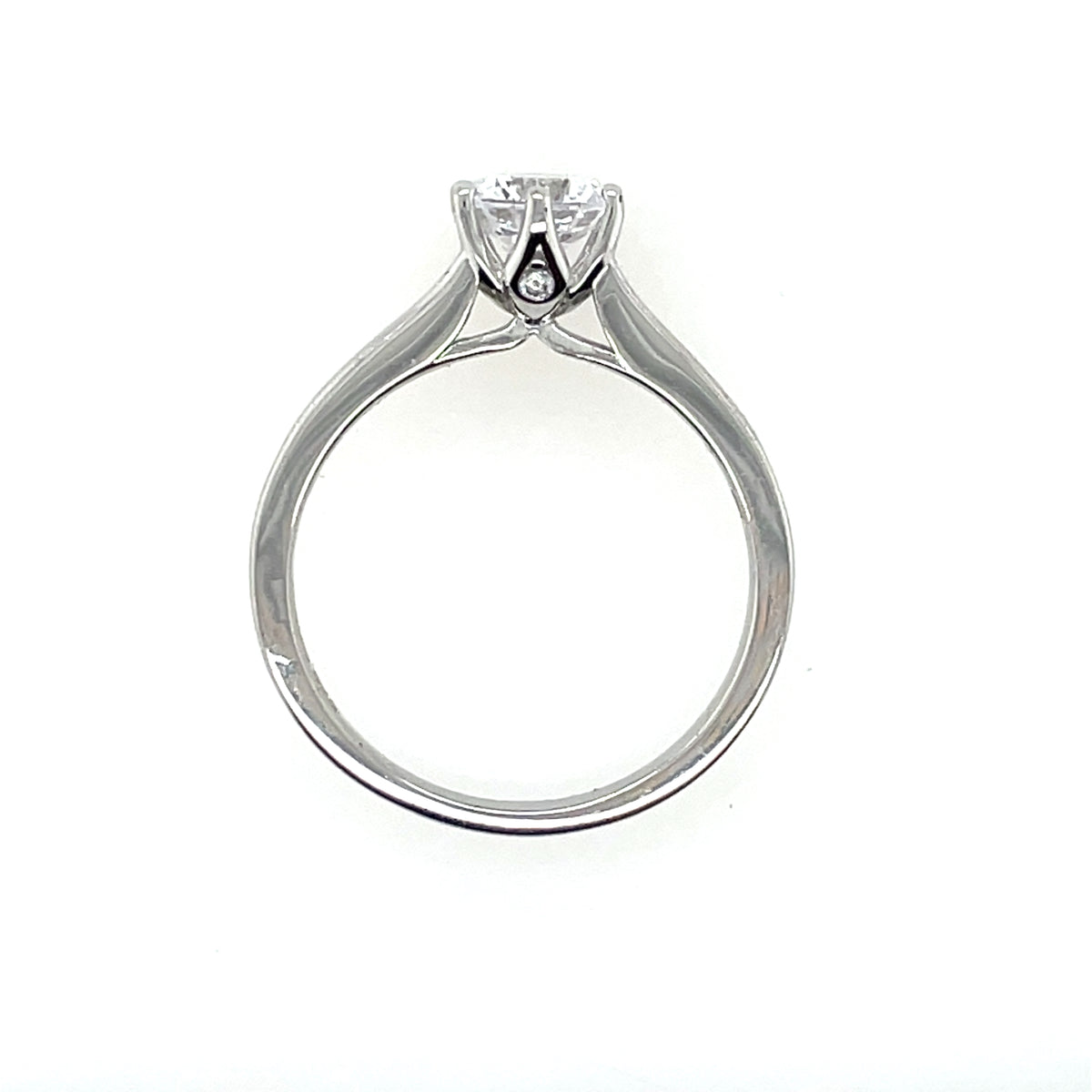 Sterling Silver CZ Bridal Ring Set RSW066