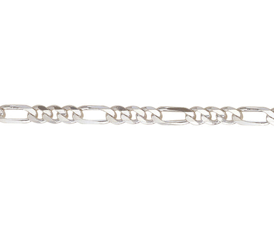 Sterling Silver 8 inch Figaro Bracelet S150FG08