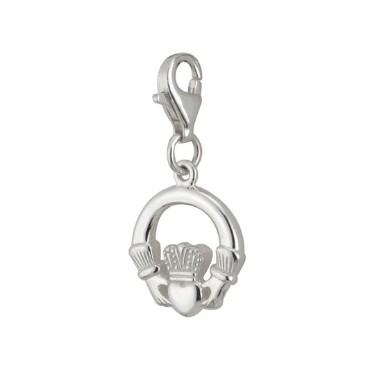 STERLING SILVER CLADDAGH CHARM S8848