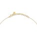 MORELLATO GOLD PLATED TALISMANI NECKLACE GREEN AGATE HEARTS SAIX14