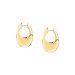Morellato Gold plated Creole Hoop Earrings SAUP32