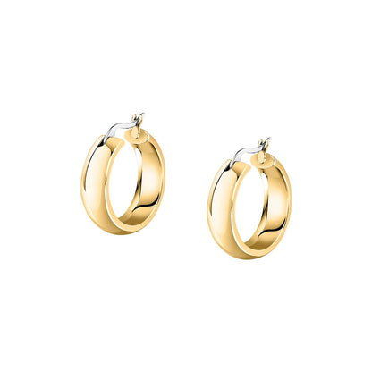 Morellato Gold plated Creole Hoop Earrings SAUP33