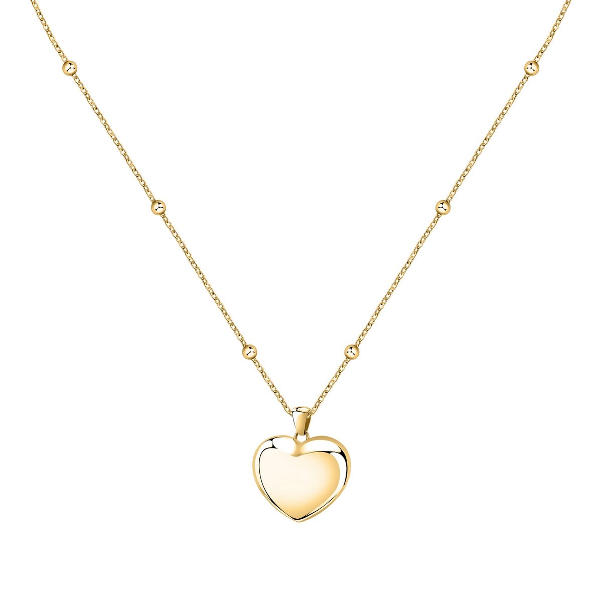MORELLATO GOLD PLATED INSTANTI HEART PENDANT SAVZ02