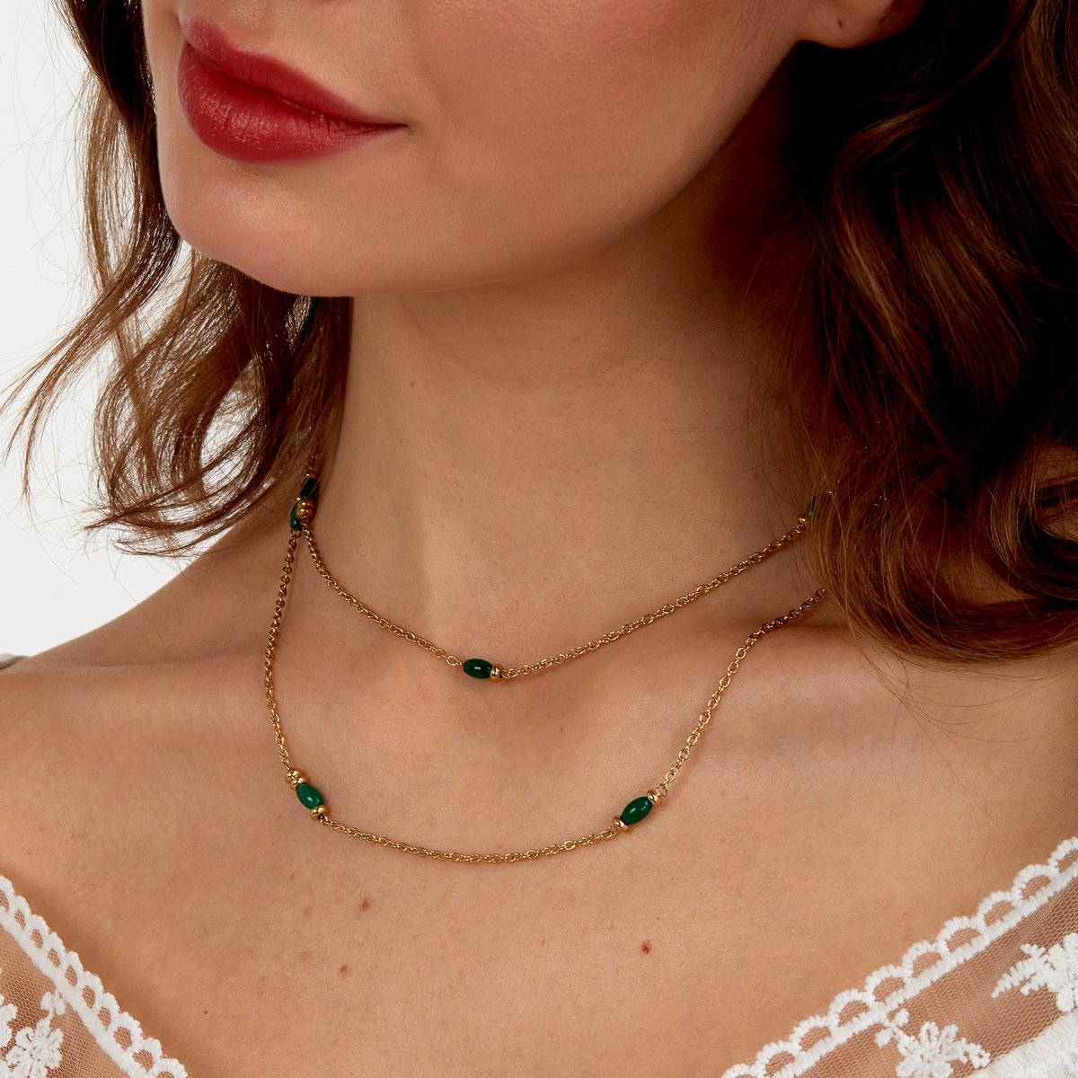 MORELLATO 18k GOLD PLATED COLORI SUMMER NECKLACE SAXQ01