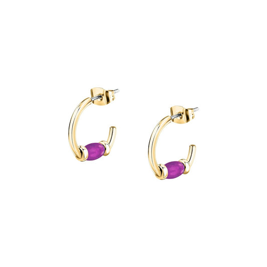 MORELLATO 18k GOLD PLATED COLORI SUMMER HOOP EARRINGS SAXQ10
