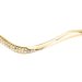 MORELLATO 18k GOLD PLATED DESIGN BANGLE STAINLESS STEEL CRYSTAL SAYP07