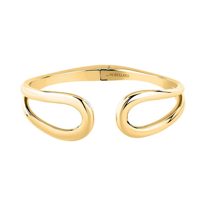 MORELLATO 18k GOLD PLATED DESIGN BANGLE STAINLESS STEEL SAYP22