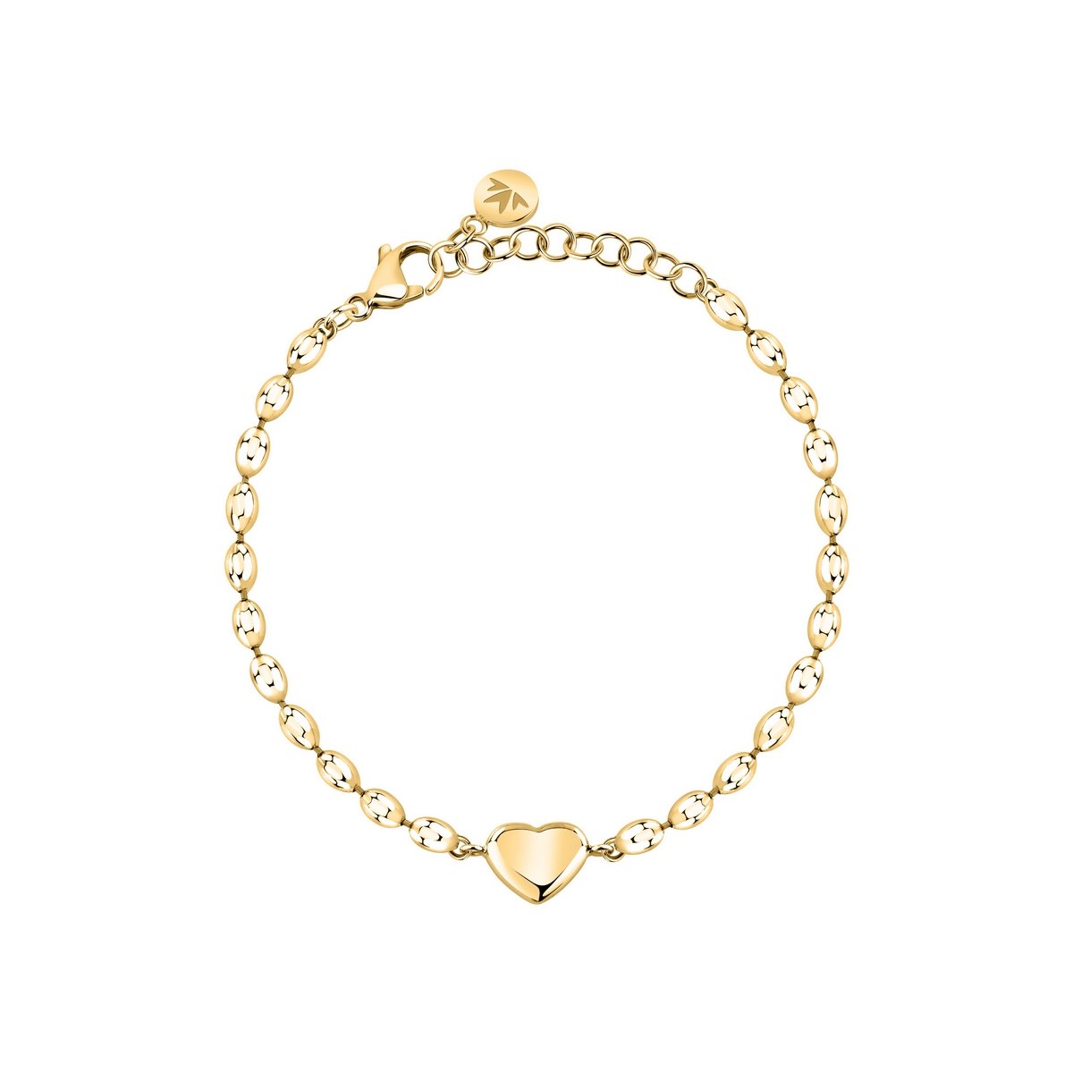 MORELLATO GOLD PLATED INTRECCI BRACELET HEART SAZC12