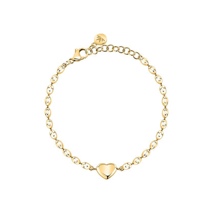 MORELLATO GOLD PLATED INTRECCI BRACELET HEART SAZC12