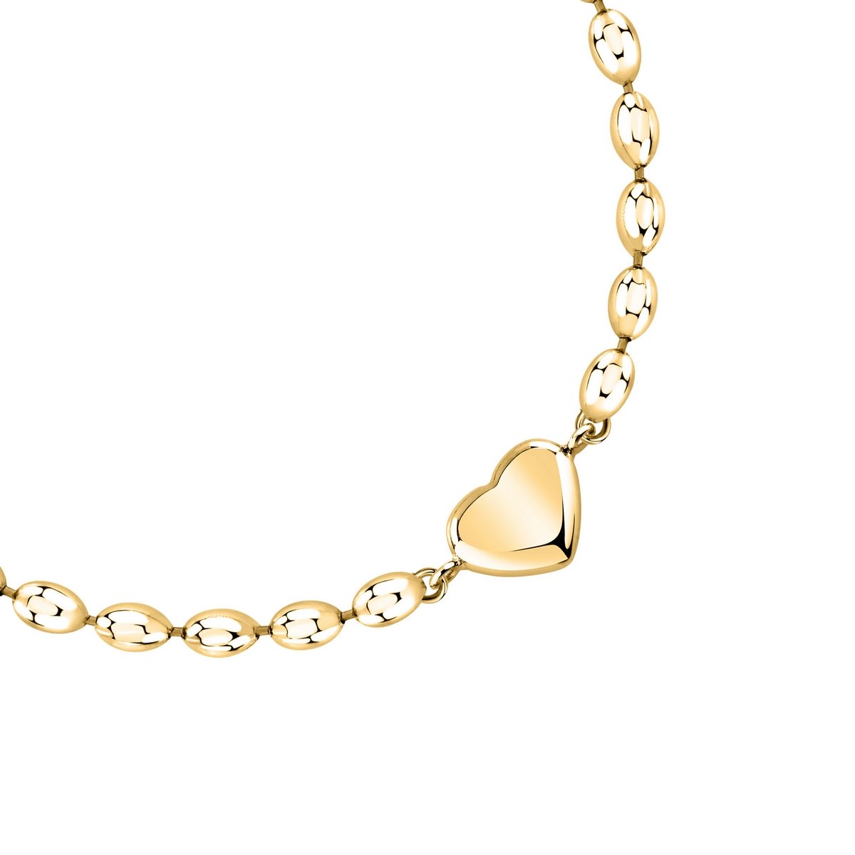 MORELLATO GOLD PLATED INTRECCI BRACELET HEART SAZC12