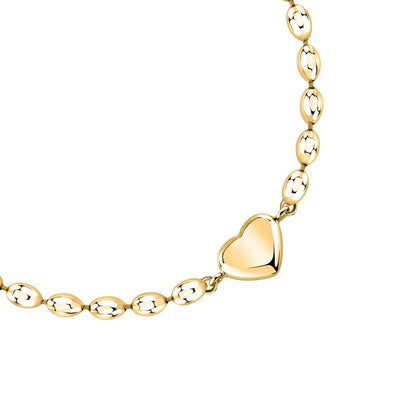 MORELLATO GOLD PLATED INTRECCI BRACELET HEART SAZC12