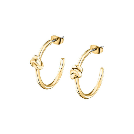 Morellato Gold plated Legame Hoop Earrings SAZO13